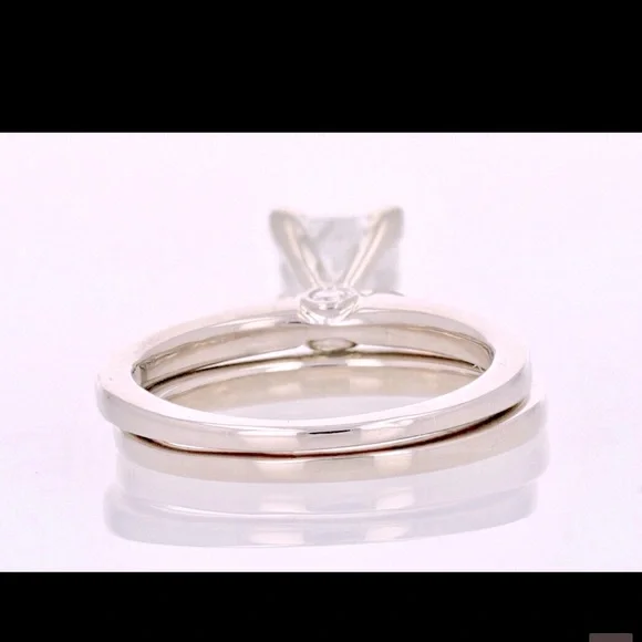 💕Scott Kay 1.05ct Princess Cut w/Band & Appraisal - Picture 7 of 13